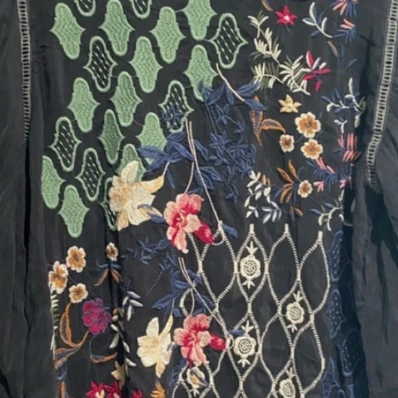 Johnny Was heavily embroidered Esmeralda Tunic NWT - Picture 6 of 12